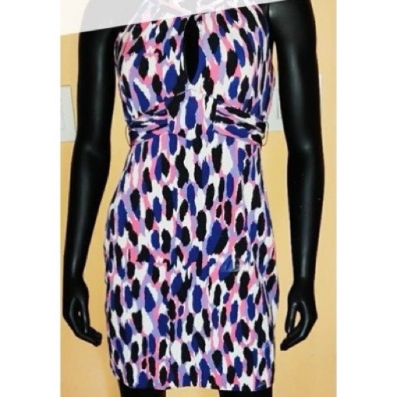 ❓Guess Authentic Brand Plunge Cleavage Dress (s) - Picture 1 of 7